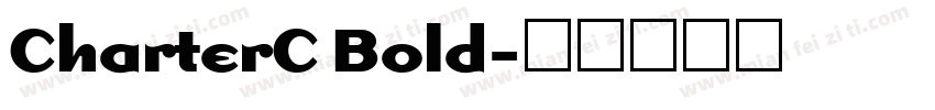 CharterC Bold字体转换